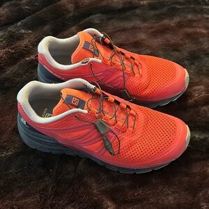 Salomon Womens Sense Max 2 Trail Running Shoes Size 8.5 Red